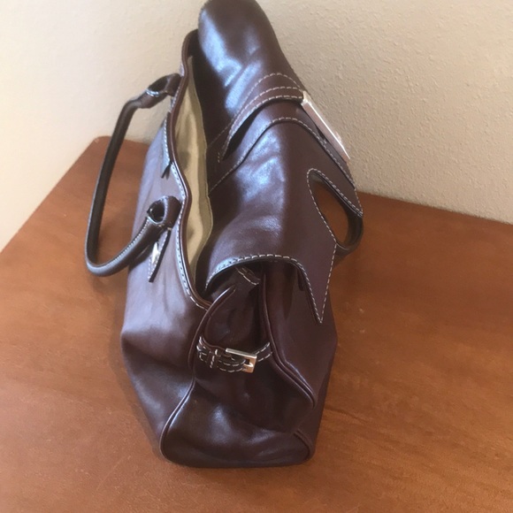 Michael Kors Vintage Shoulder Bag Brown Silver. - Picture 4 of 8